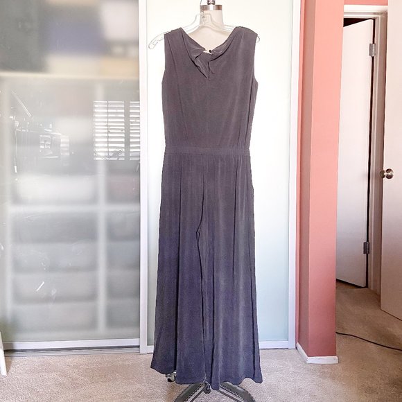 NWOT Banana Republic Black sandwash super soft jumpsuit size XS - Picture 5 of 10